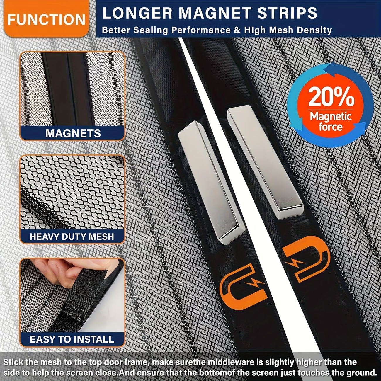 Magnetic Fly Screen