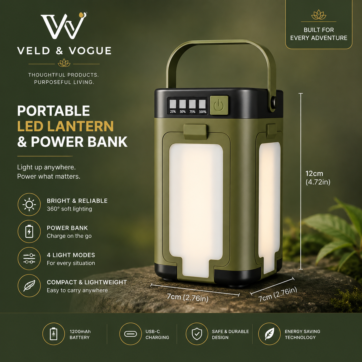 Rechargeable Camping Lantern