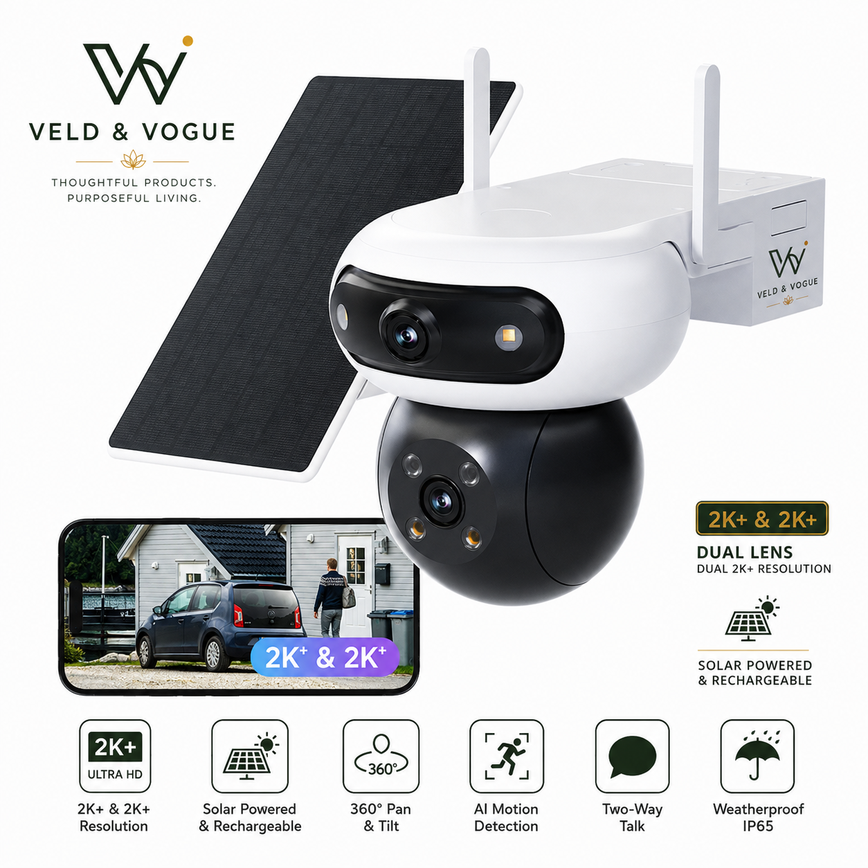 EZVIZ CB90x Wi-Fi & 4G Dual PT Security Camera 4MP