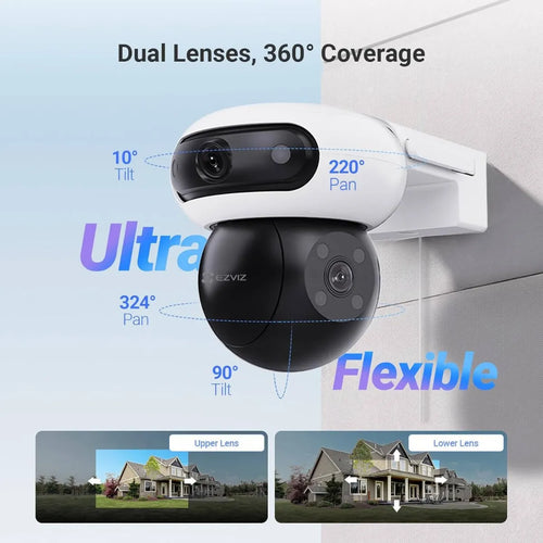 EZVIZ CB90x Wi-Fi & 4G Dual PT Security Camera 4MP