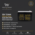 Veld & Vogue Battery - Solid Dark Background